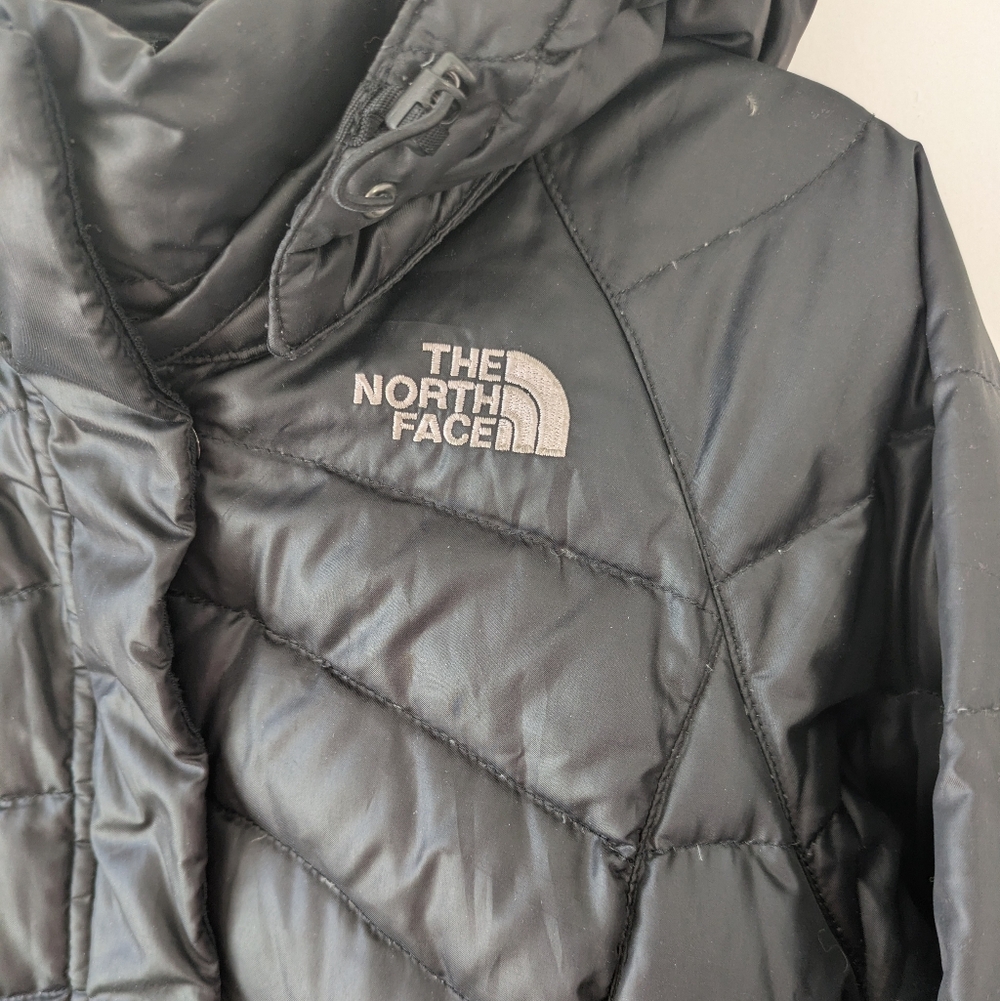 2011 The North Face 600 Women's Black Hooded Down Puffer Coat Size Small - Picture 6 of 16